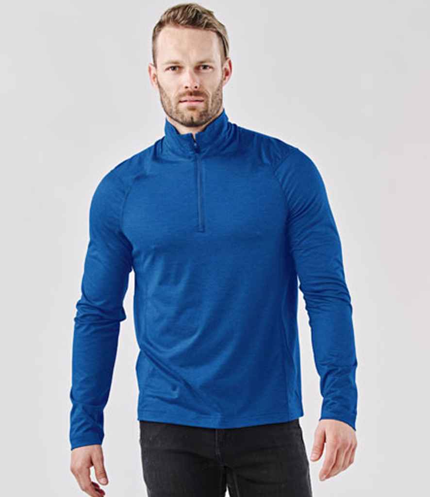 Stormtech HXR1 Stormtech Milano 1/4 Zip Pullover in Classic Blue Heather