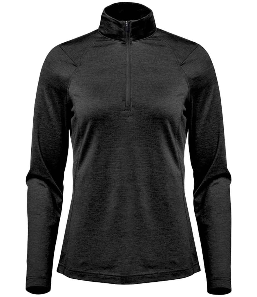 Stormtech HXR1W Stormtech Ladies Milano 1/4 Zip Pullover in Black