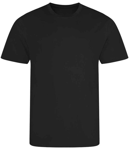 Just Cool JC001 AWDis Cool T-Shirt in Jet Black