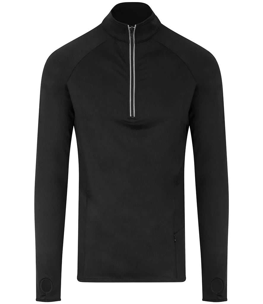 Just Cool JC030 AWDis Cool-Flex™ Half Zip Top in Jet Black