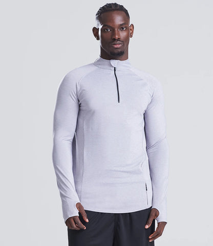 Just Cool JC030 AWDis Cool-Flex™ Half Zip Top in Silver Grey