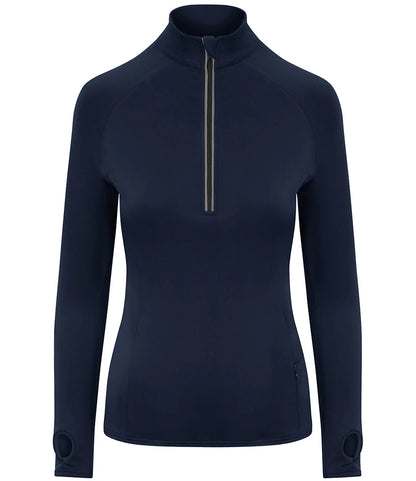 Just Cool JC035 AWDis Ladies Cool-Flex™ Half Zip Top in French Navy