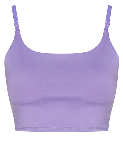 Just Cool JC217 Ladies Cool Recycled Tech Sports Bra in Digital Lavender