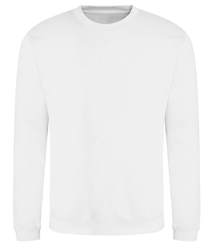 Just Hoods JH030 AWDis Sweatshirt in Arctic White