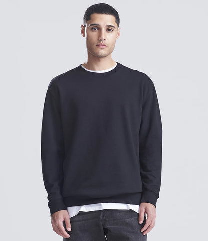 Just Hoods JH030 AWDis Sweatshirt in Deep Black