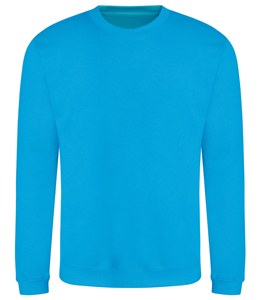 Just Hoods JH030 AWDis Sweatshirt in Hawaiian Blue
