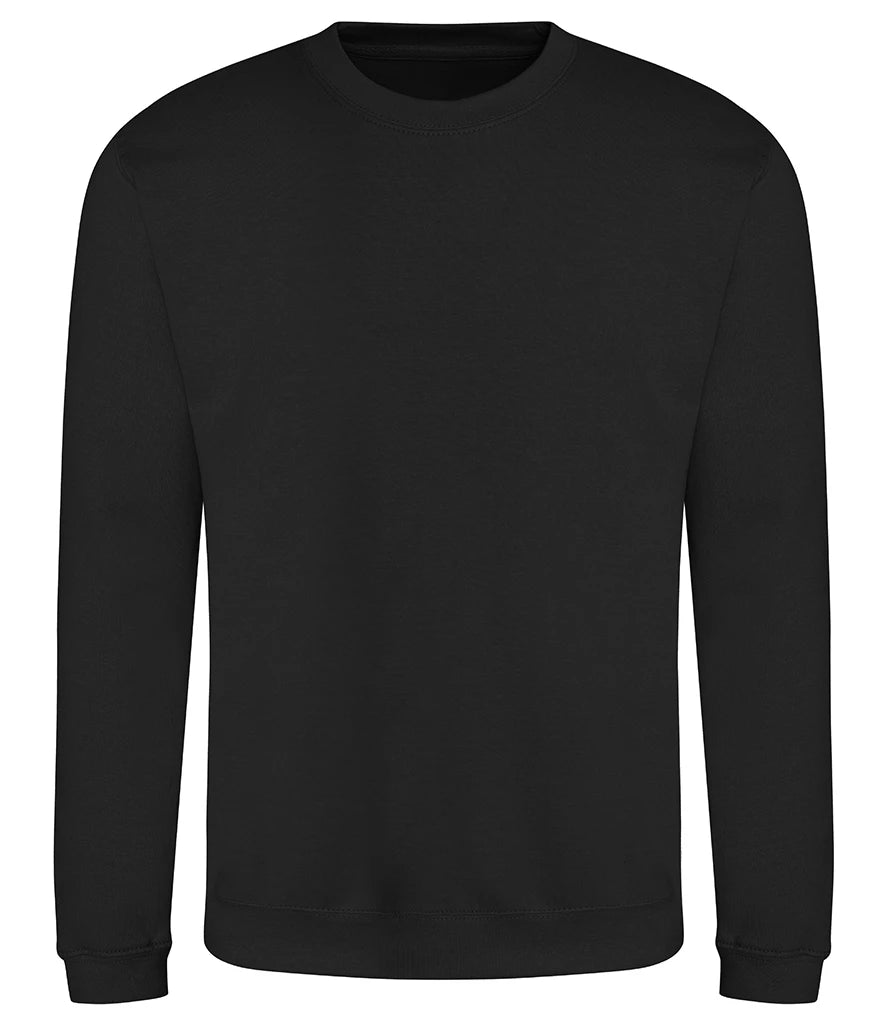 Just Hoods JH030 AWDis Sweatshirt in Jet Black
