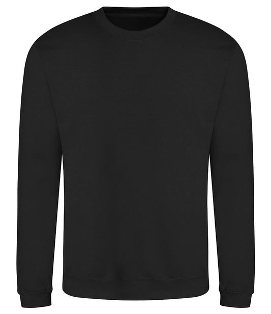 Just Hoods JH030 AWDis Sweatshirt in Jet Black