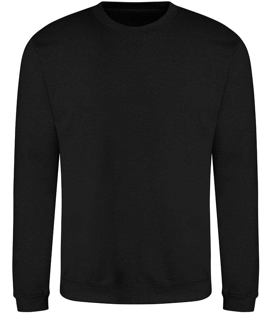 Just Hoods JH030B AWDis Kids Sweatshirt in Deep Black