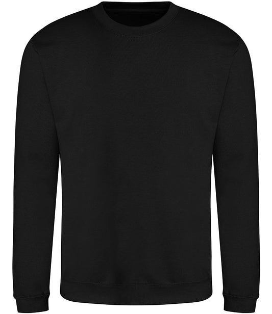 Just Hoods JH030B AWDis Kids Sweatshirt in Deep Black