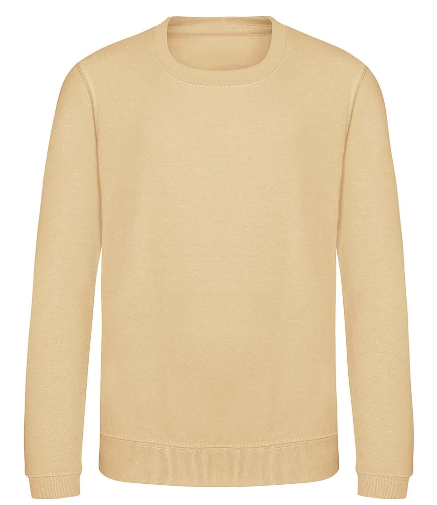 Just Hoods JH030B AWDis Kids Sweatshirt in Desert Sand