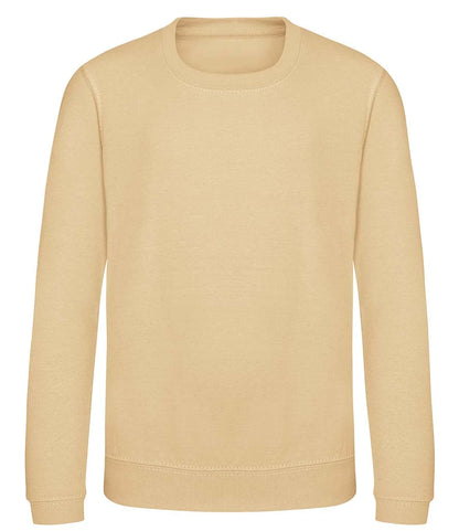 Just Hoods JH030B AWDis Kids Sweatshirt in Desert Sand