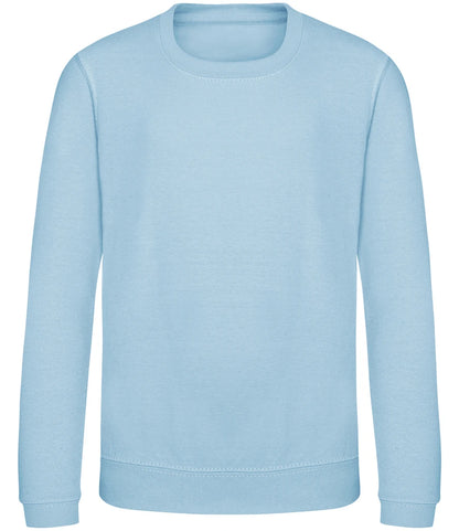Just Hoods JH030B AWDis Kids Sweatshirt in Ice Blue