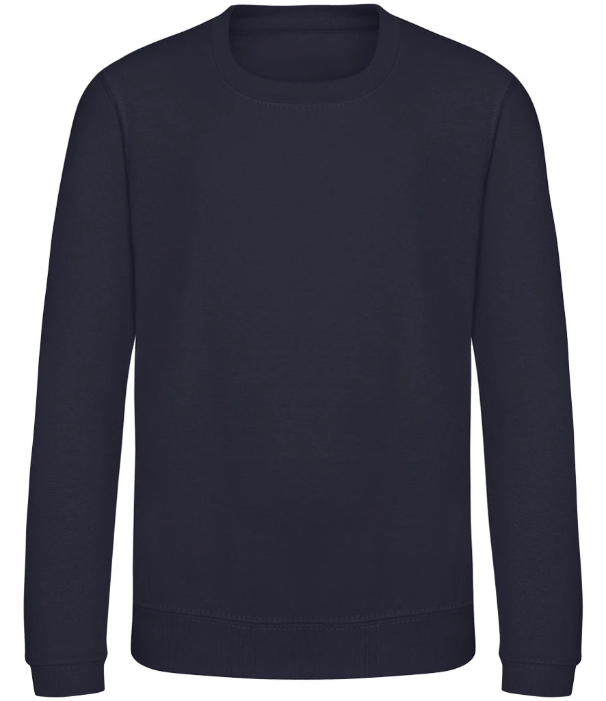 Just Hoods JH030B AWDis Kids Sweatshirt in Oxford Navy