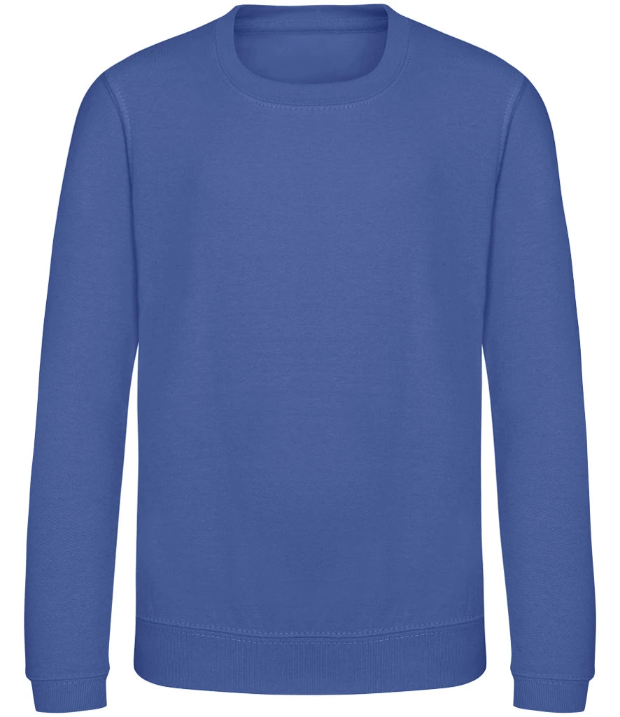 Just Hoods JH030B AWDis Kids Sweatshirt in Royal Blue