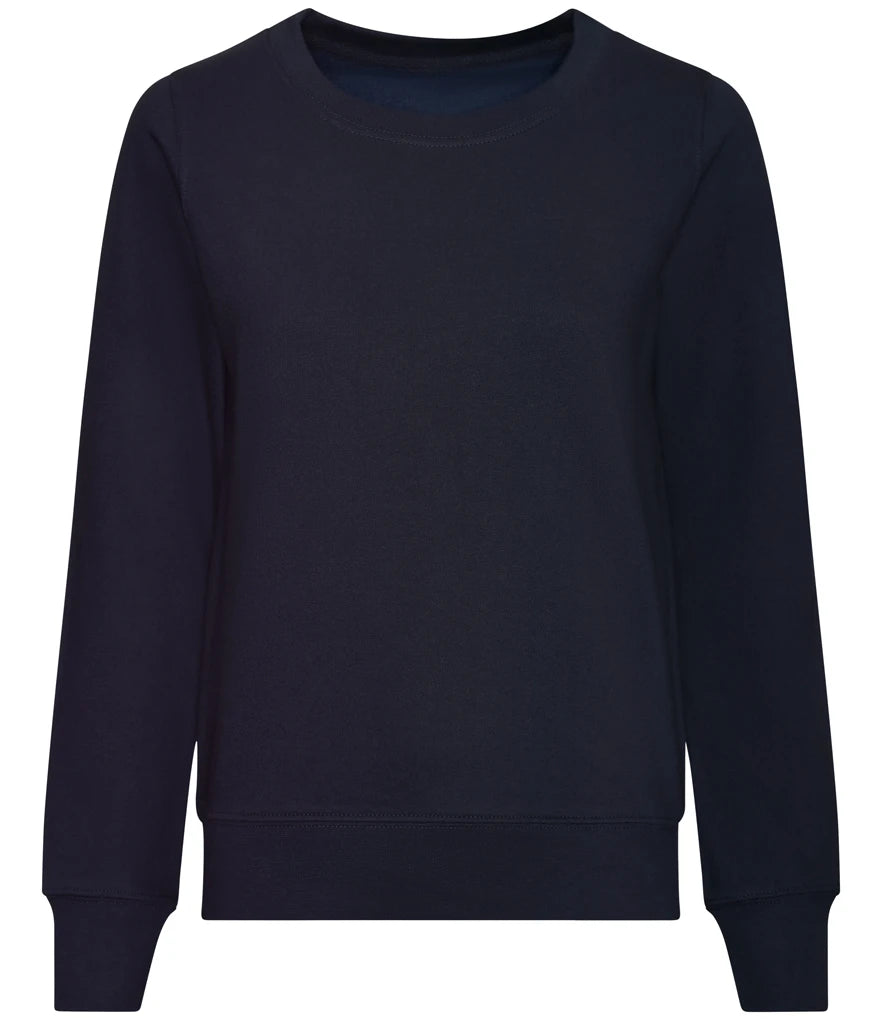 Just Hoods JH030F AWDis Ladies Sweatshirt in New French Navy