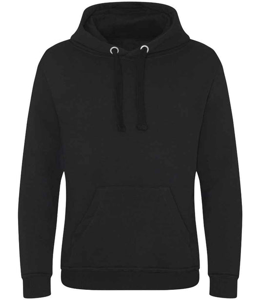 Just Hoods JH101 Graduate Heavyweight Hoodie in Jet Black