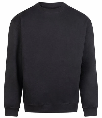Just Hoods JH113 AWDis Vision Heavyweight Sweatshirt in Deep Black