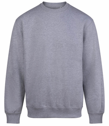 Just Hoods JH113 AWDis Vision Heavyweight Sweatshirt in Heather Grey