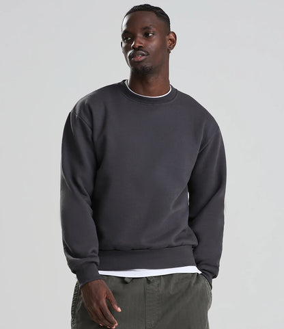 Just Hoods JH113 AWDis Vision Heavyweight Sweatshirt in Solid Charcoal