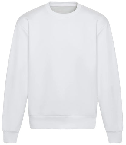Just Hoods JH123 AWDis Signature Heavyweight Sweatshirt in Arctic White