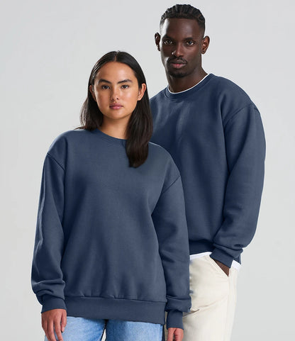 Just Hoods JH123 AWDis Signature Heavyweight Sweatshirt in Airforce Blue