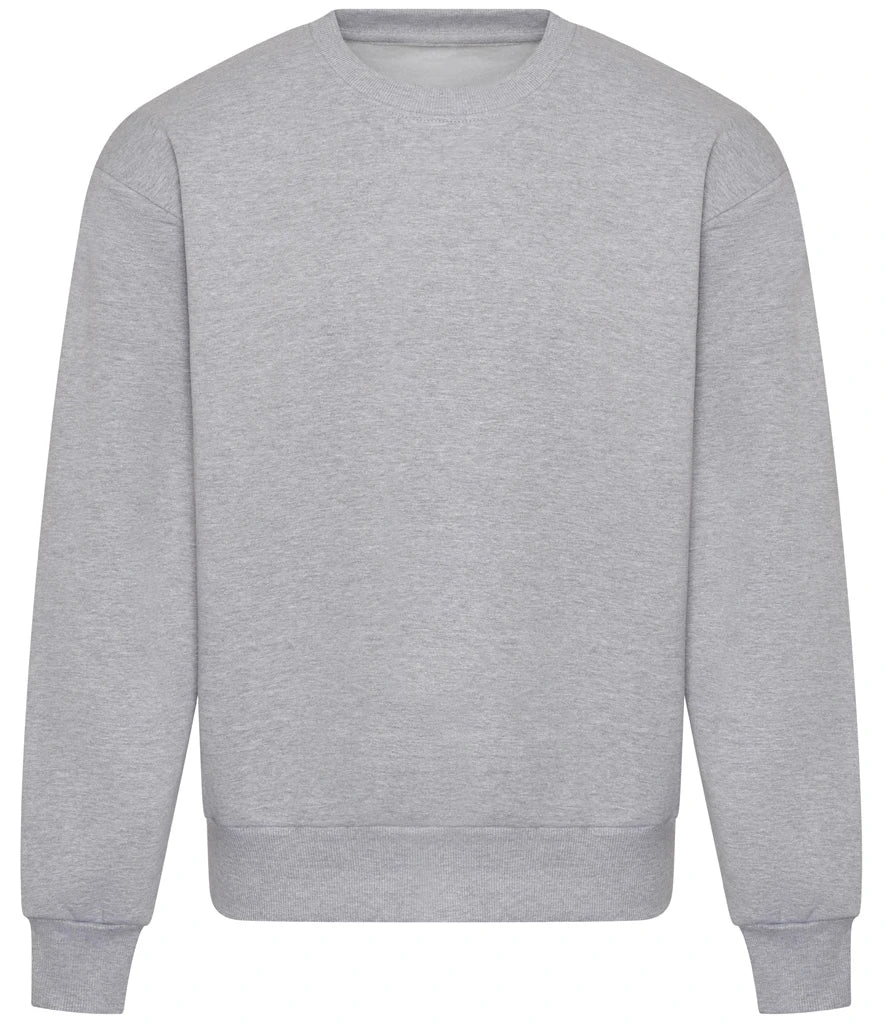 Just Hoods JH123 AWDis Signature Heavyweight Sweatshirt in Heather Grey