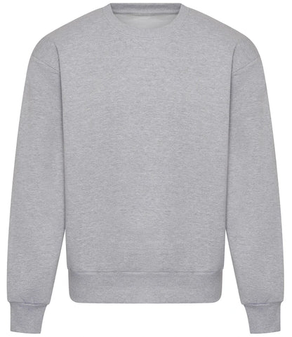 Just Hoods JH123 AWDis Signature Heavyweight Sweatshirt in Heather Grey