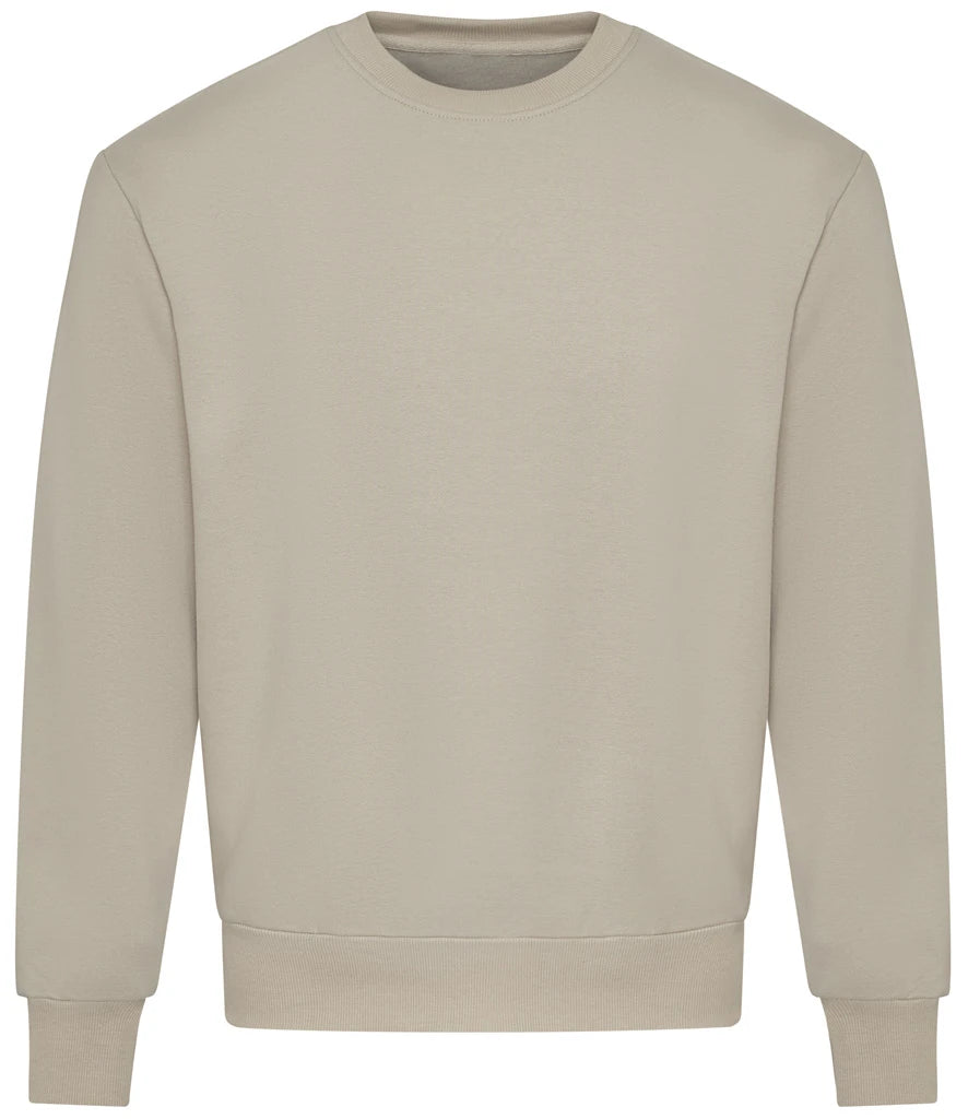 Just Hoods JH123 AWDis Signature Heavyweight Sweatshirt in Natural Stone