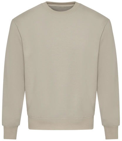 Just Hoods JH123 AWDis Signature Heavyweight Sweatshirt in Natural Stone