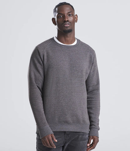 Just Hoods JH130 AWDis Graduate Heavyweight Sweatshirt in Charcoal
