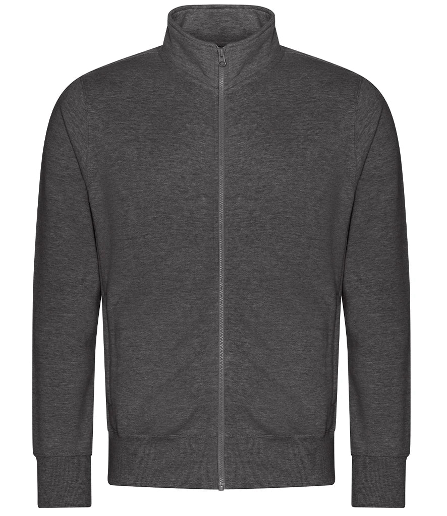 Just Hoods JH147 AWDis Campus Full Zip Sweatshirt in Charcoal