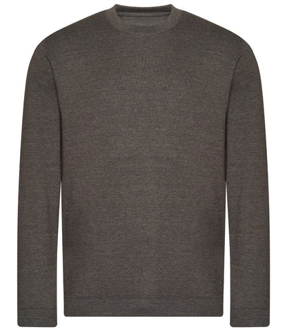 Just Hoods JH230 AWDis Unisex Organic Sweatshirt in Charcoal