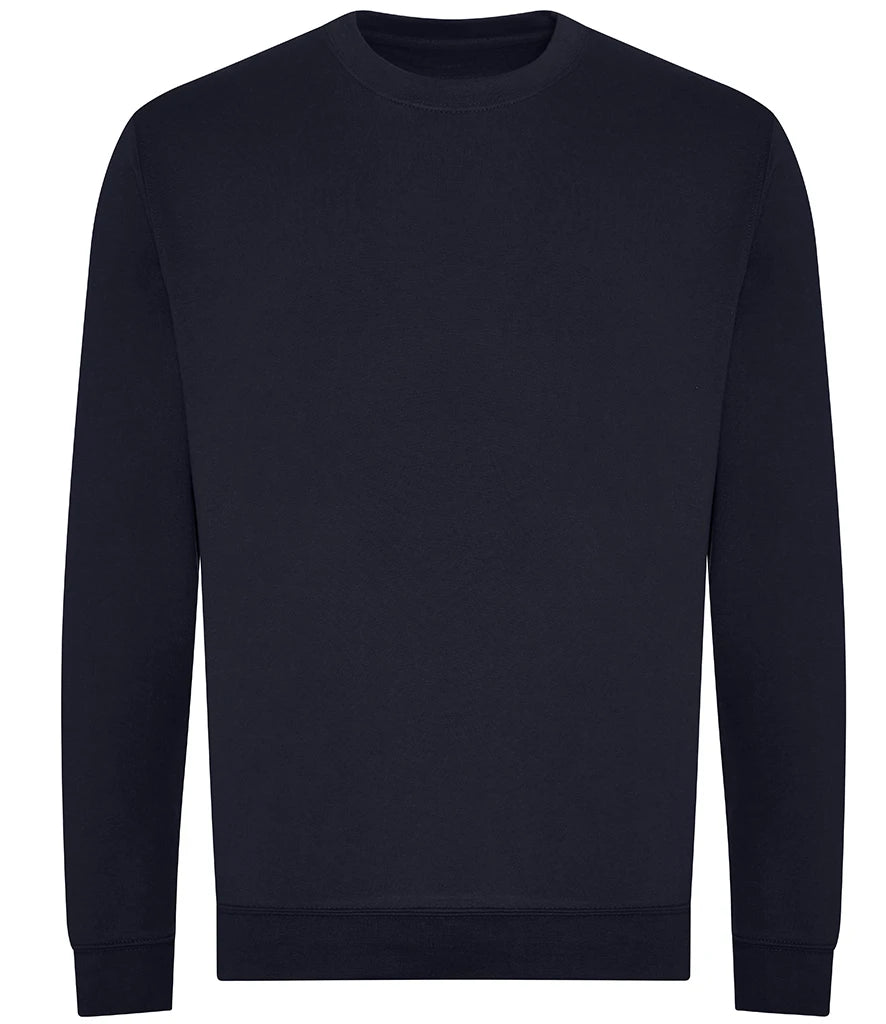 Just Hoods JH230 AWDis Unisex Organic Sweatshirt in New French Navy