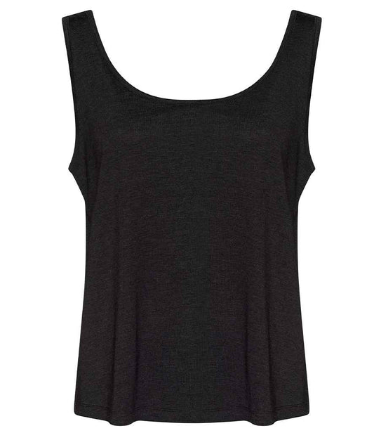Just Ts JT017 AWDis Ladies Tank Top in Heather Black