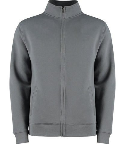 Kustom Kit K334 Kustom Kit Sweat Jacket in Dark Grey
