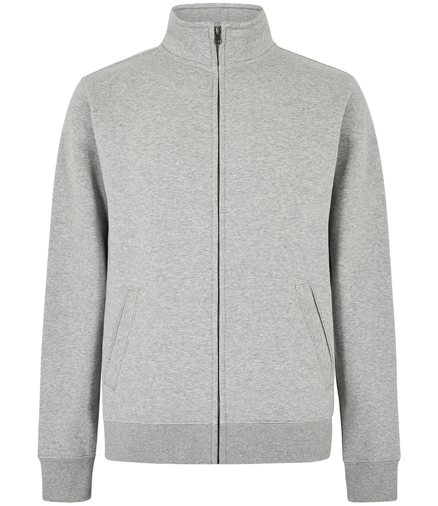Kustom Kit K334 Kustom Kit Sweat Jacket in Heather Grey
