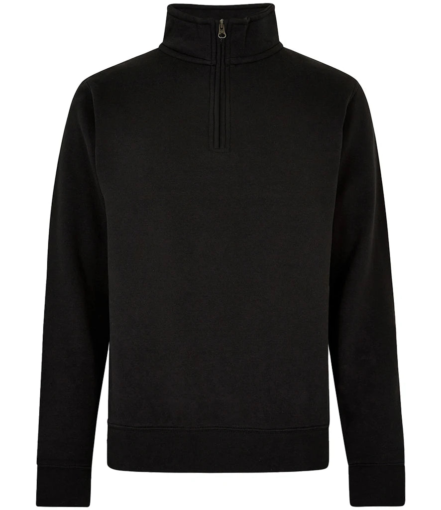 Kustom Kit K335 Kustom Kit 1/4 Zip Sweatshirt in Black