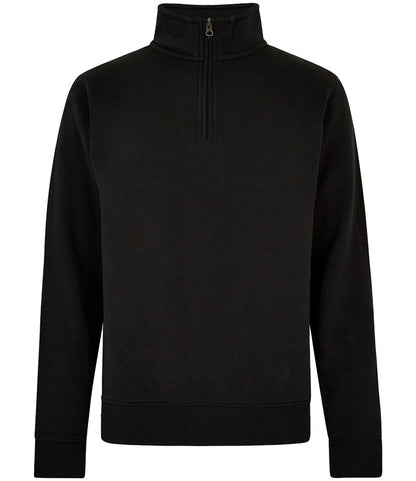 Kustom Kit K335 Kustom Kit 1/4 Zip Sweatshirt in Black