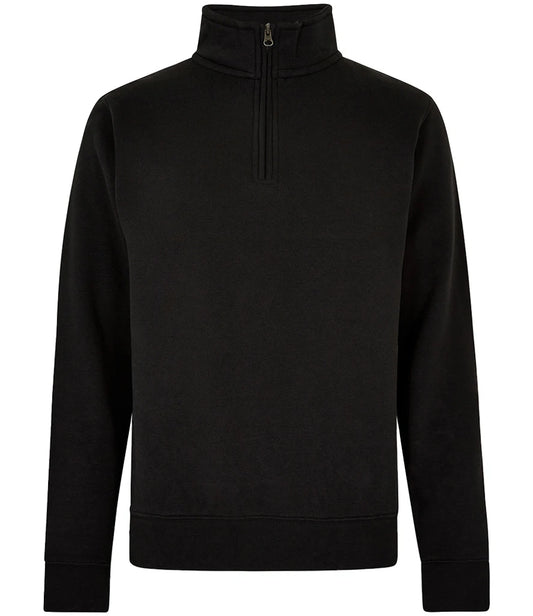 Kustom Kit K335 Kustom Kit 1/4 Zip Sweatshirt in Black
