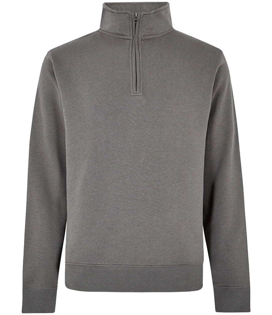 Kustom Kit K335 Kustom Kit 1/4 Zip Sweatshirt in Dark Grey