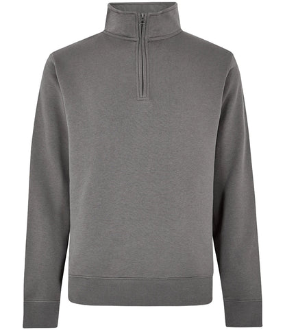 Kustom Kit K335 Kustom Kit 1/4 Zip Sweatshirt in Dark Grey