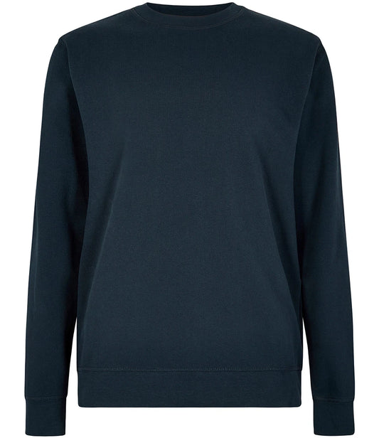 Kustom Kit K337 Kustom Kit Regular Fit Piqué Sweatshirt in Navy