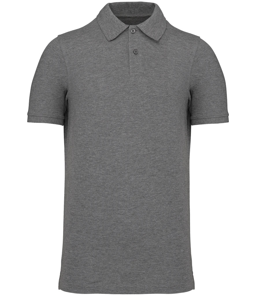 Kariban KB2025 organic polo in Grey Heather