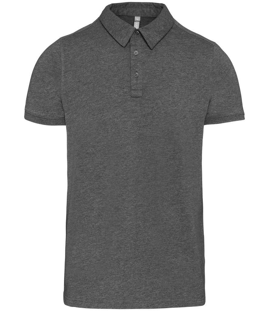 Kariban KB262 jersey polo in Heather Grey
