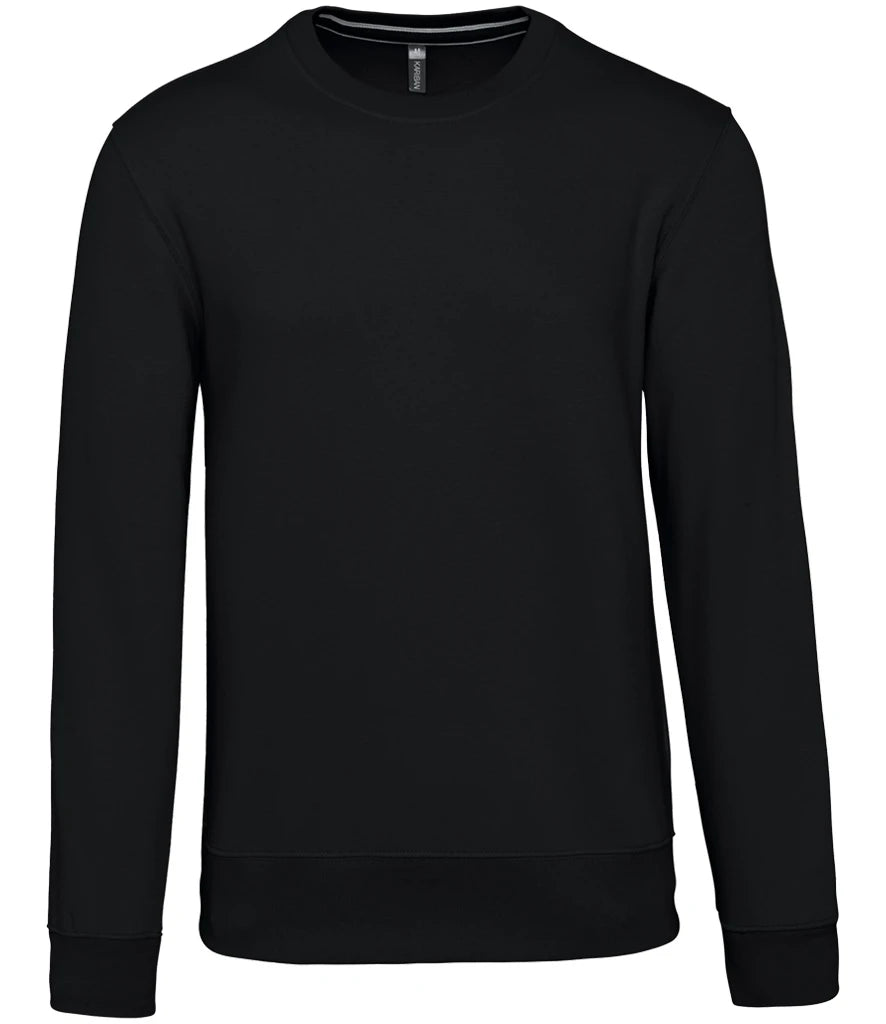 Kariban KB488 Kariban Crew Neck Sweatshirt in Black