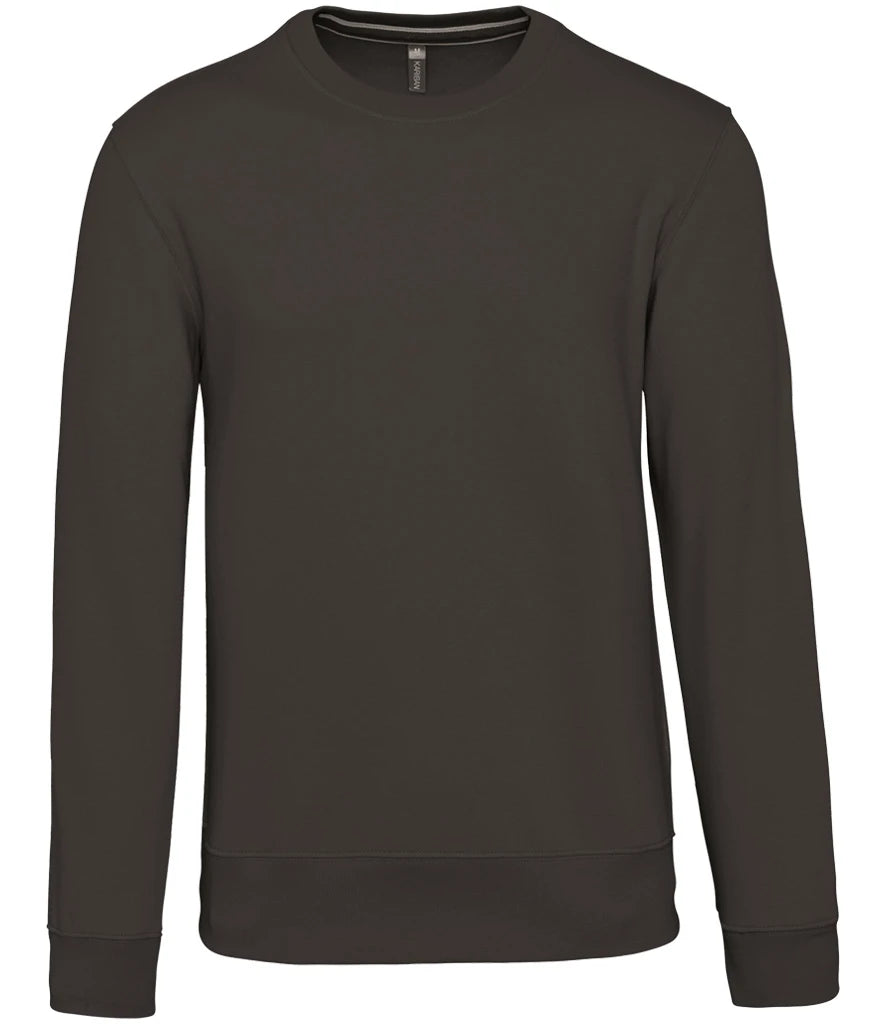 Kariban KB488 Kariban Crew Neck Sweatshirt in Dark Grey