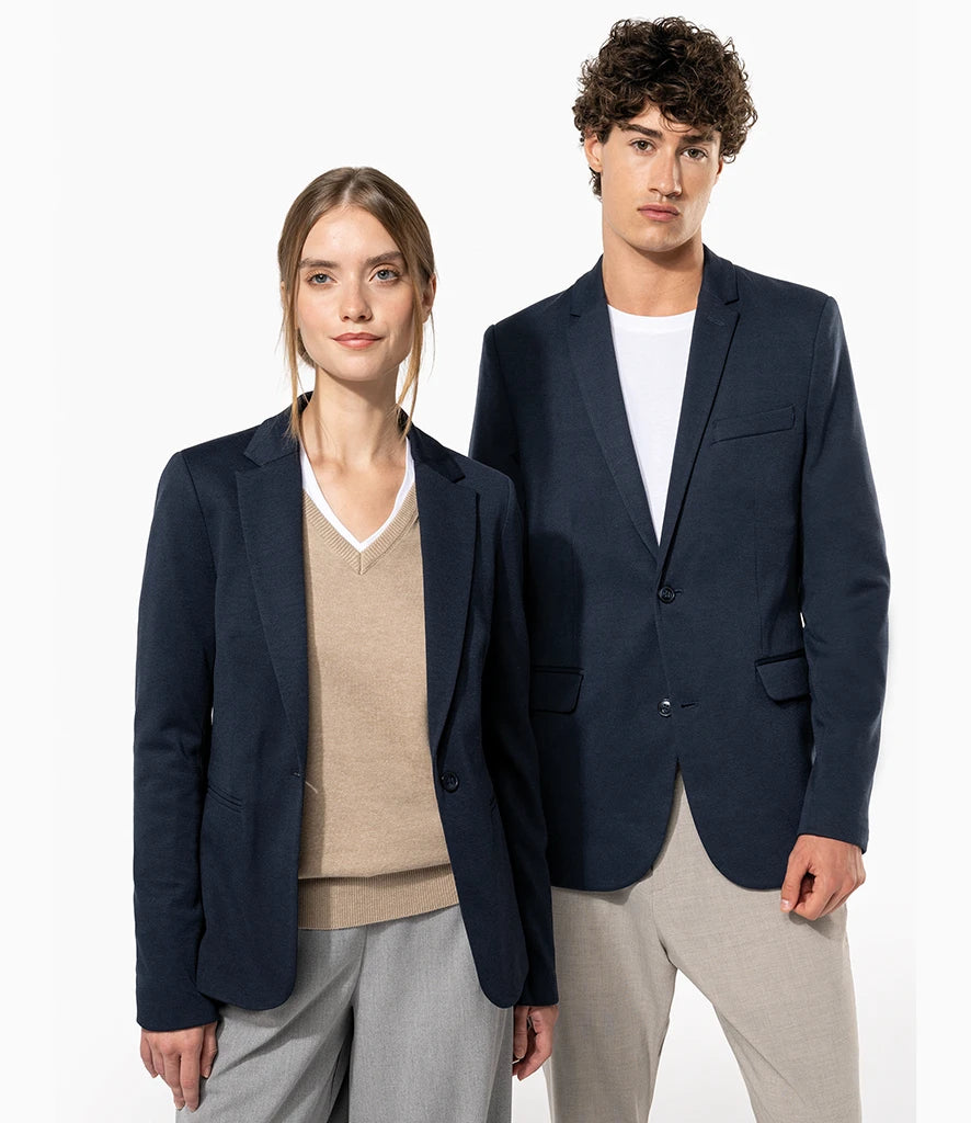 Kariban KB6132 Kariban Knitted Blazer in Night Navy Heather