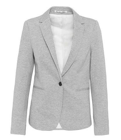 Kariban KB6133 Kariban Ladies Knitted Blazer in Light Grey Heather