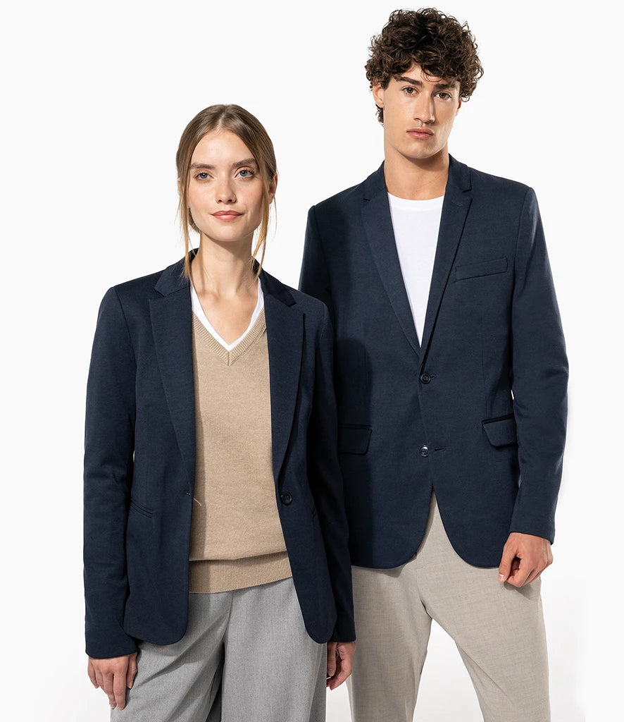 Kariban KB6133 Kariban Ladies Knitted Blazer in Night Navy Heather